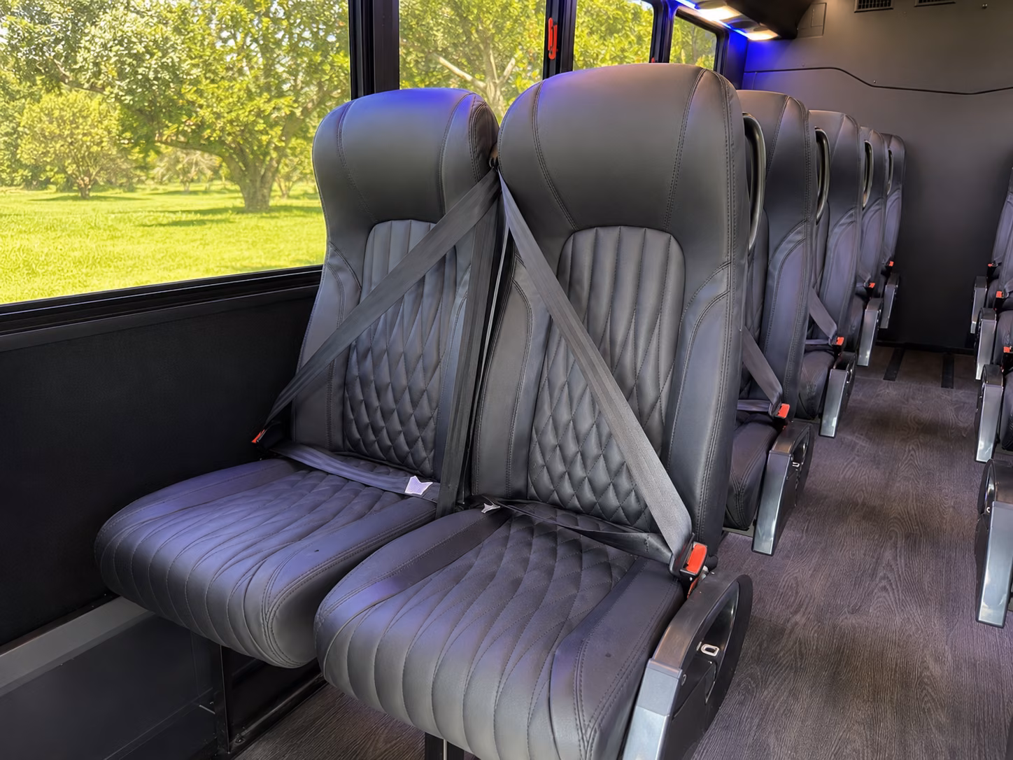 bowie 15 passenger minibus inside