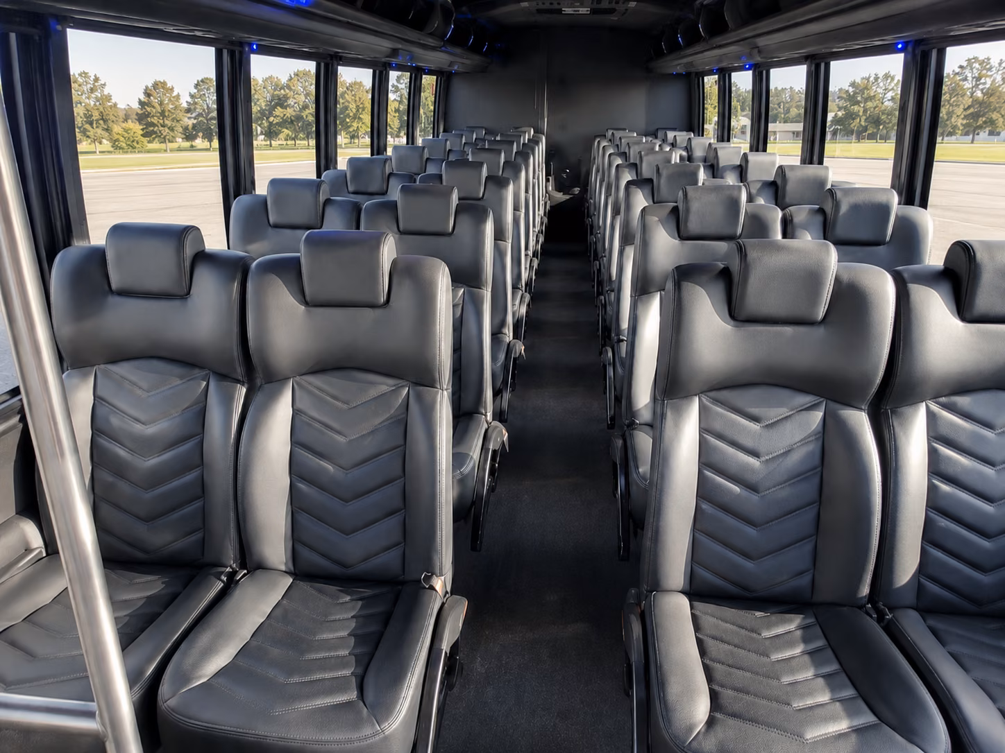bowie 20 passenger minibus inside