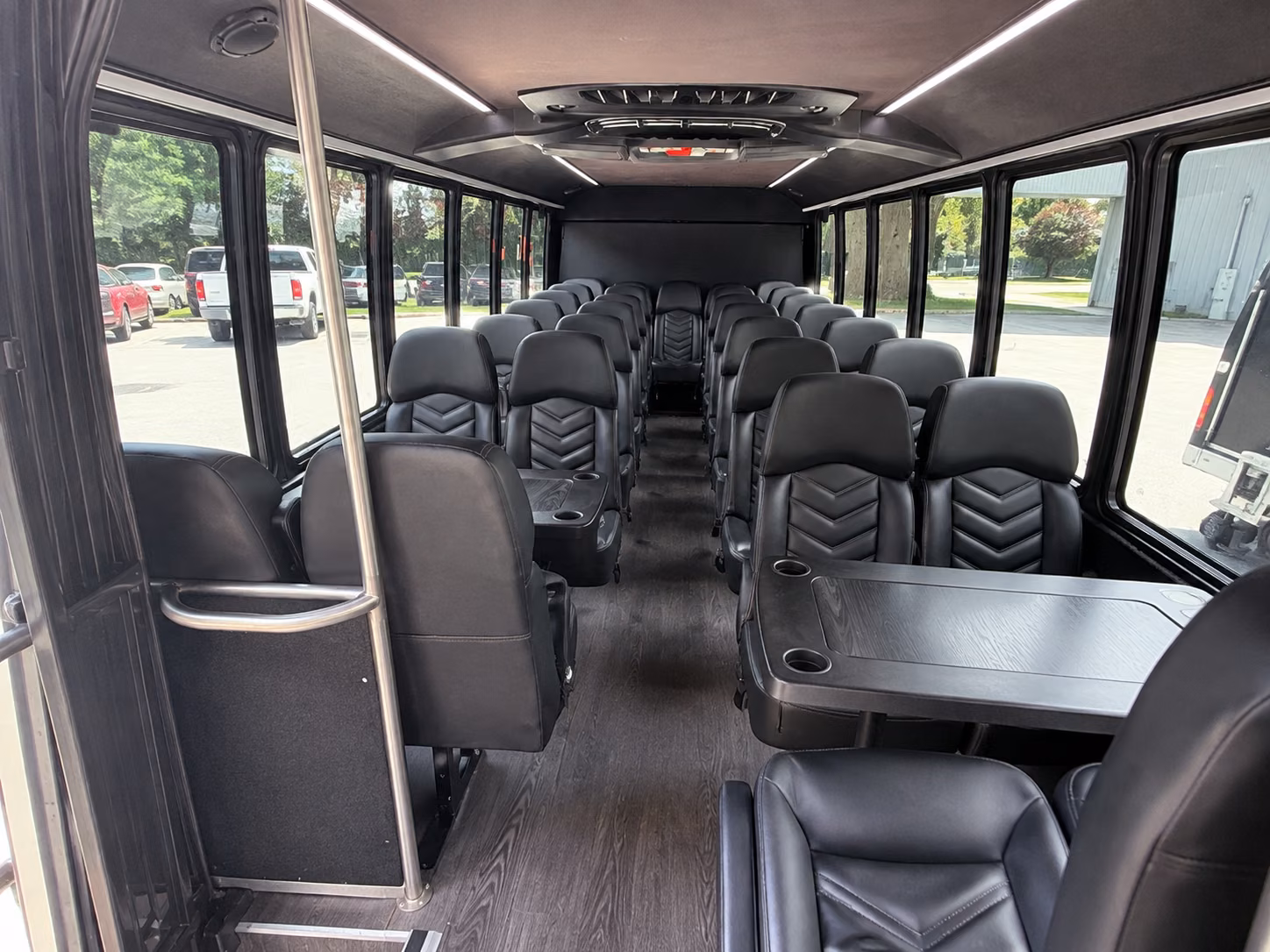 bowie 20 passenger minibus interior