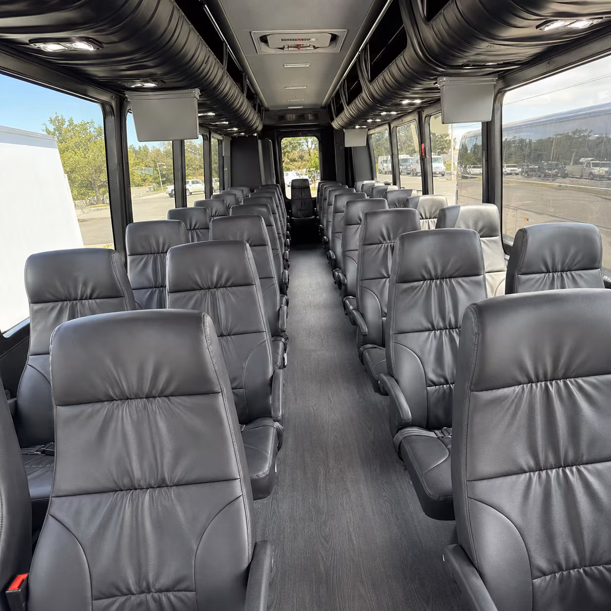 bowie 35 passenger minibus inside