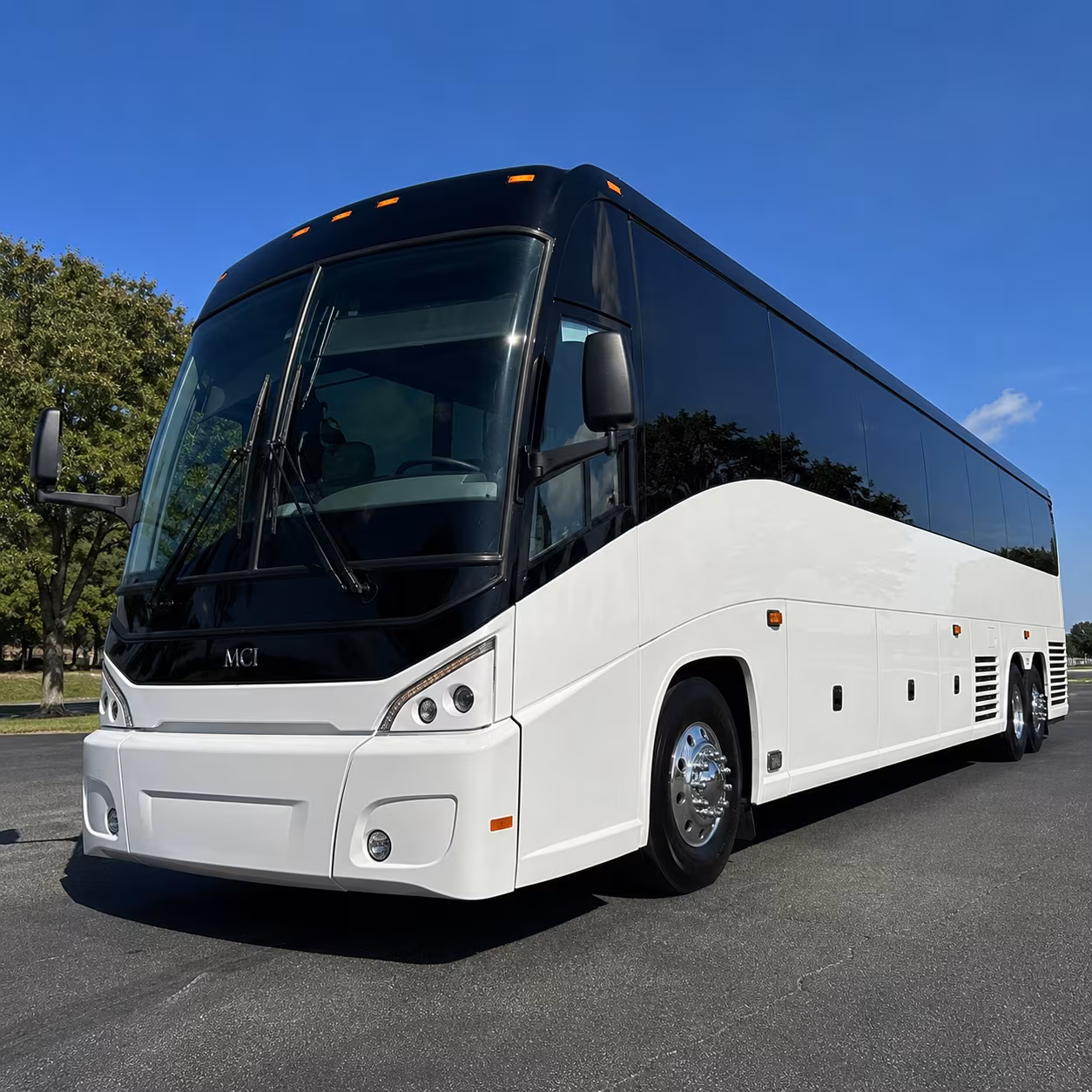 bowie 56 passenger charter bus
