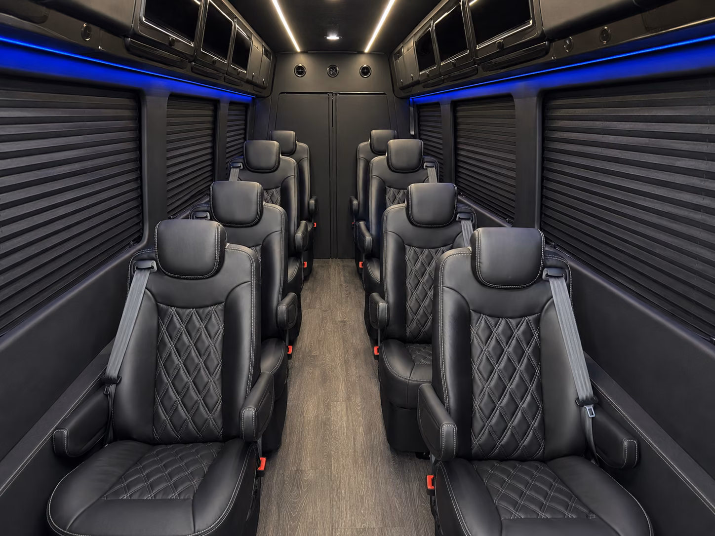 bowie charter bus interior 2