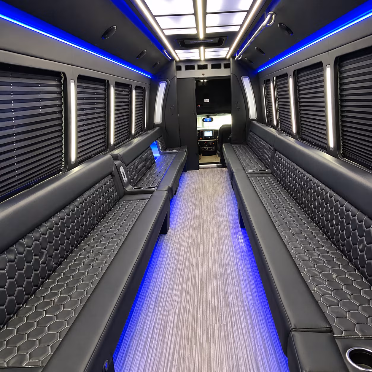 bowie party bus inside
