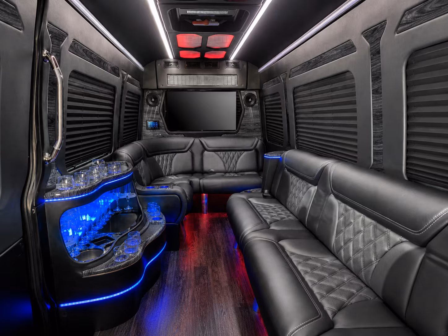 bowie sprinter limousine interior