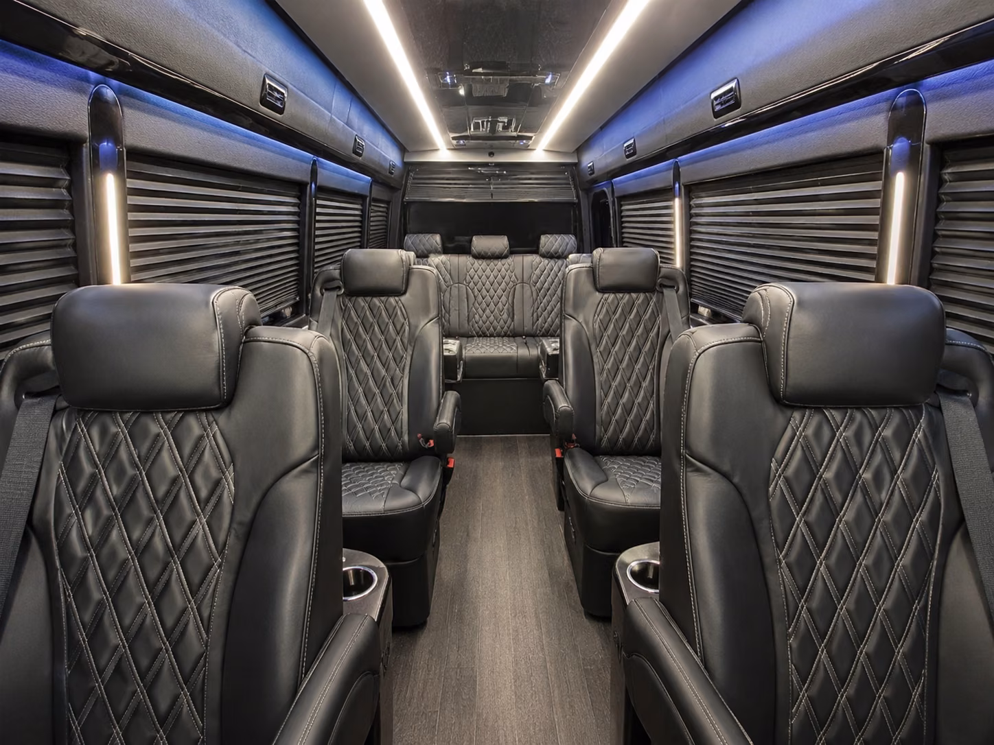 bowie sprinter van with driver inside