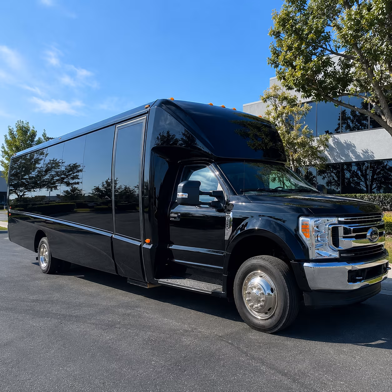 charter buses for large bowie prom groups and school shuttles