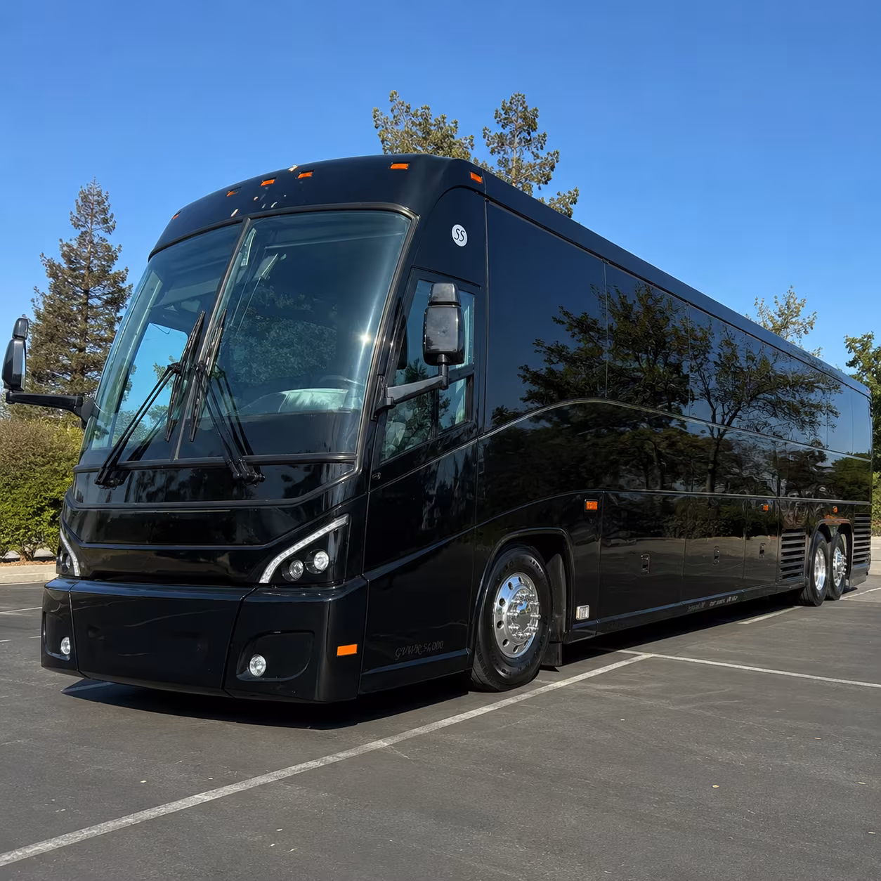 dulles international airport iad group bus rentals from bowie