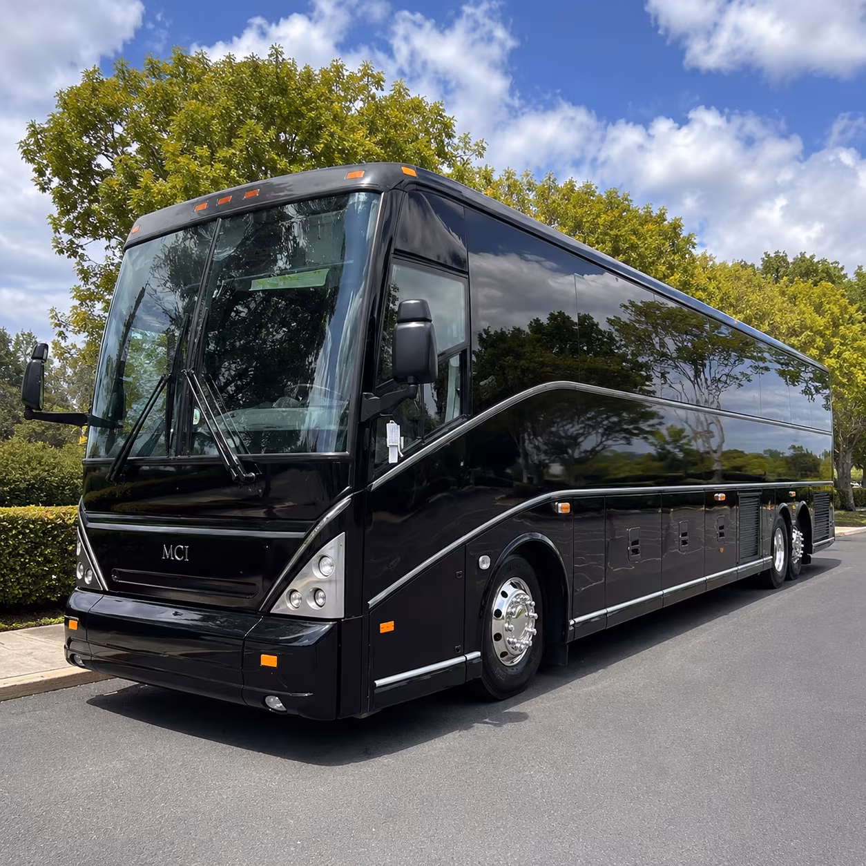off site parking shuttle buses for bowie events and large employer campuses
